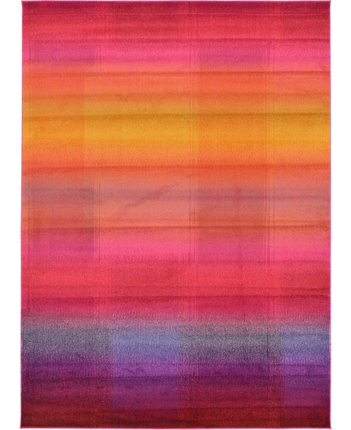 Bayshore Home Newwolf New1 Pink 8' x 11' Area Rug - Pink