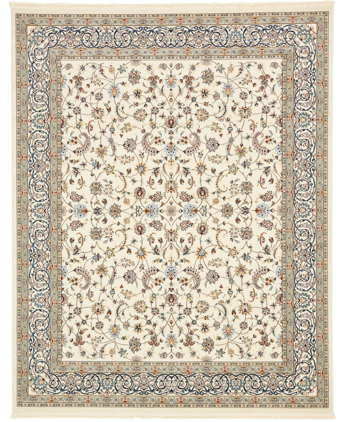 Bayshore Home Zara Zar1 8' x 10' Area Rug - Ivory