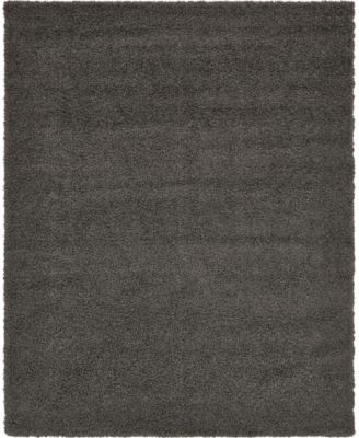 Solid Shag SS1 8' x 10' Area Rug