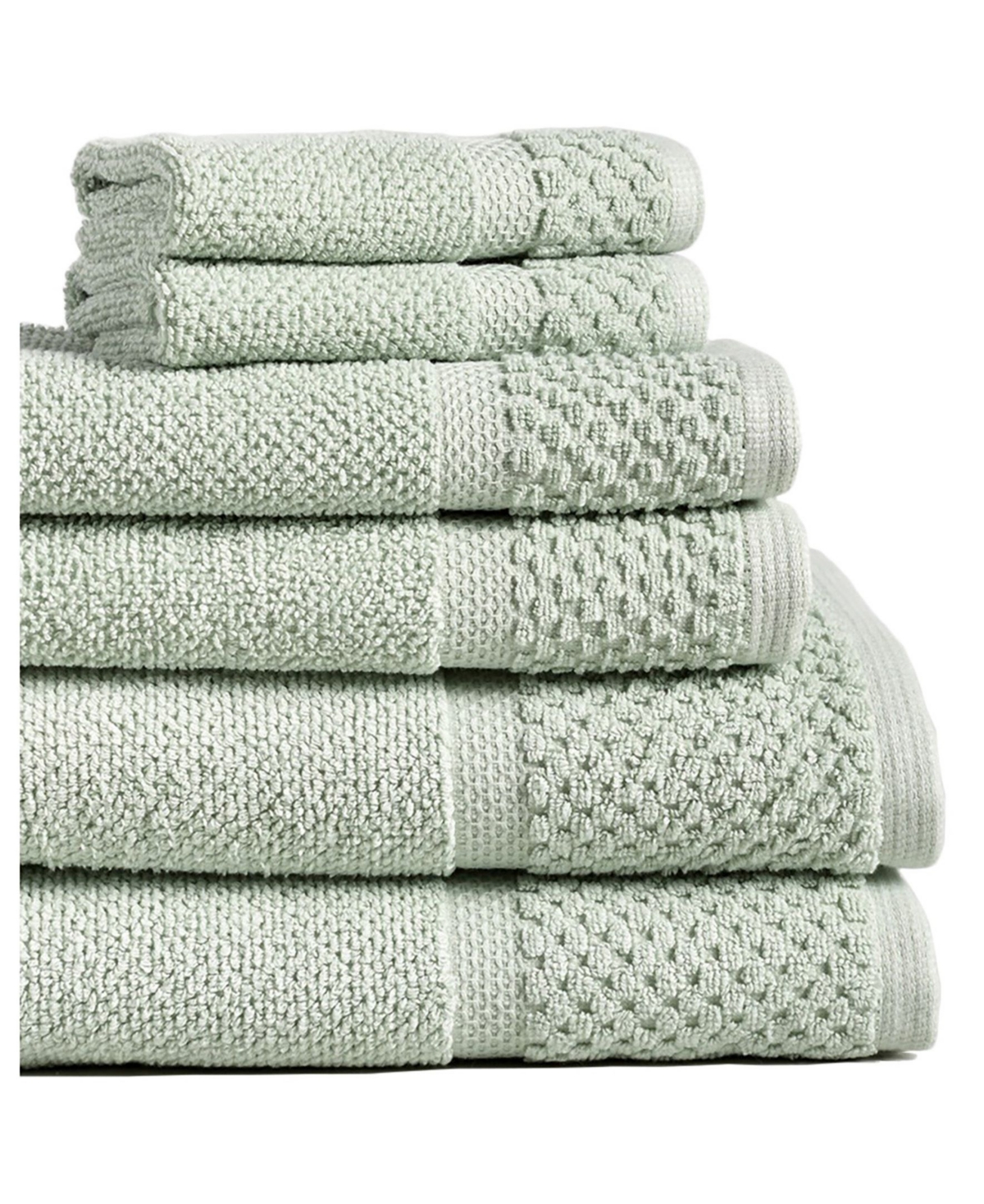 9357496 Diplomat 6-Piece 100% Cotton Bath Towel Set Beddin sku 9357496