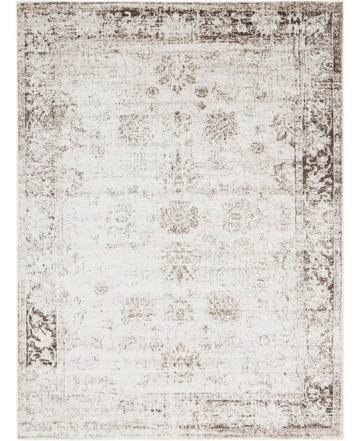Bayshore Home Basha Bas1 Beige 8' x 11' Area Rug - Beige