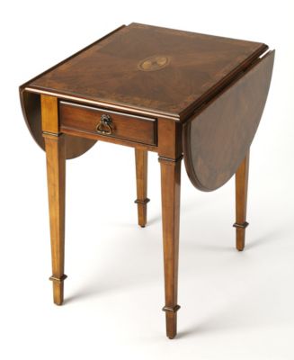 Butler Specialty Butler Glenvw Burl Pembroke Table - Macy's