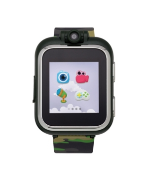 ITOUCH KIDS SMARTWATCH WITH OLIVE CAMOUFLAGE PRINTED STRAP