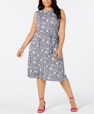 plus size sleeveless dress