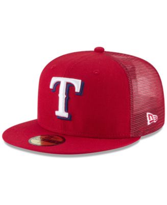 New Era Texas Rangers Heather Black White 59FIFTY Fitted Cap - Macy's