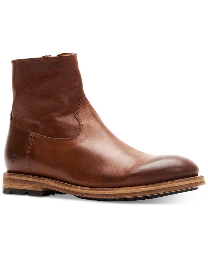 Frye zip shop boots mens