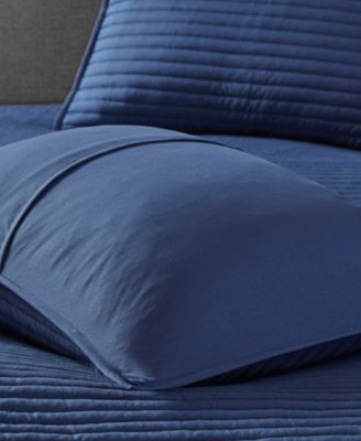 Marina Printed Seersucker 8-Pc. Comforter and Coverlet Set, Full/Queen