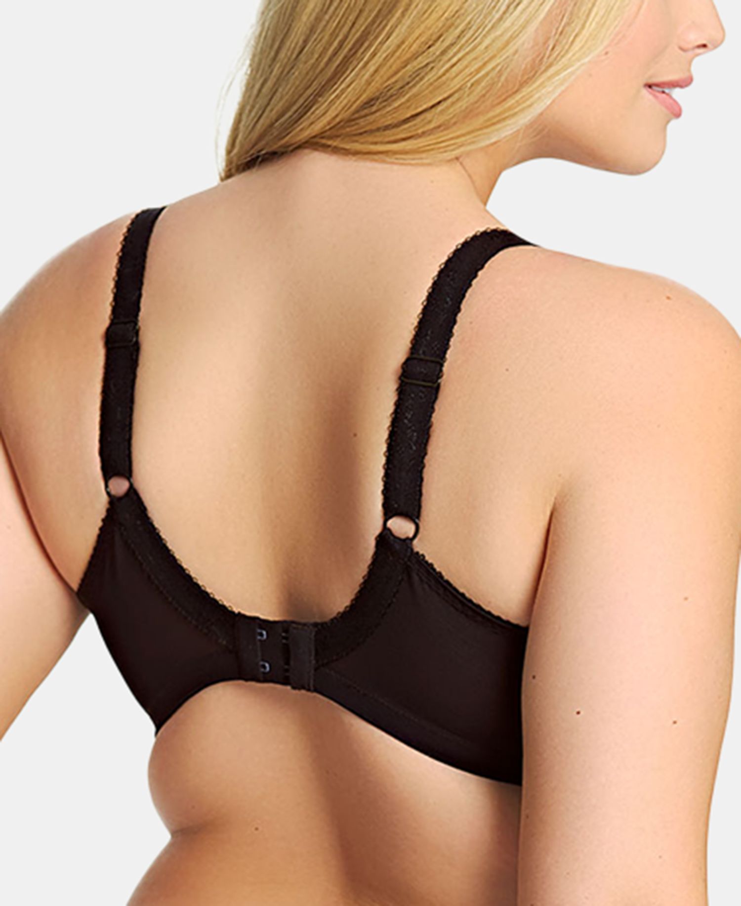Plus Size Full Figure Morgan Banded Underwire Stretch Lace Bra EL4110