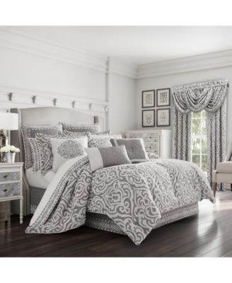 J Queen New York - Pierce Charcoal Queen Comforter Set