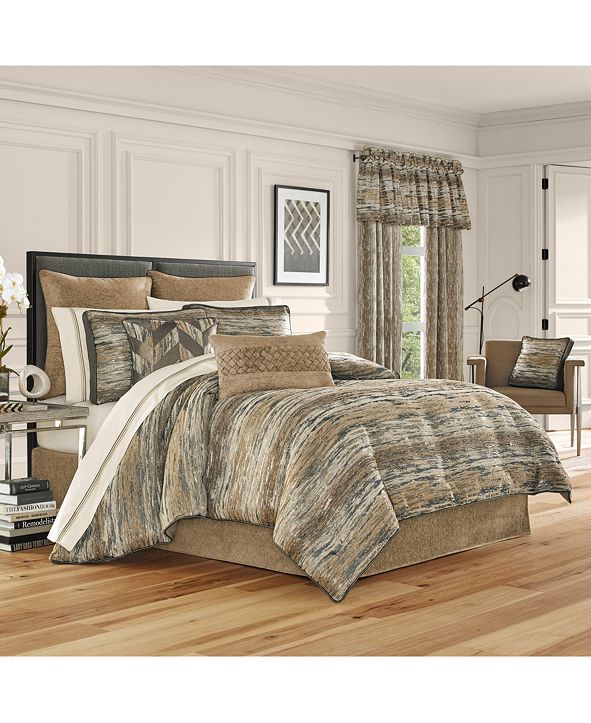 J Queen New York J Queen Sunrise Gold Queen Comforter Set & Reviews Comforters Fashion Bed