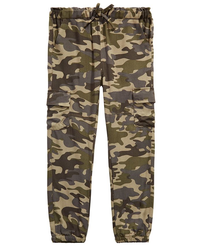 Epic Threads Toddler Girls Camo-Print Cargo Jogger Pants, Created for ...