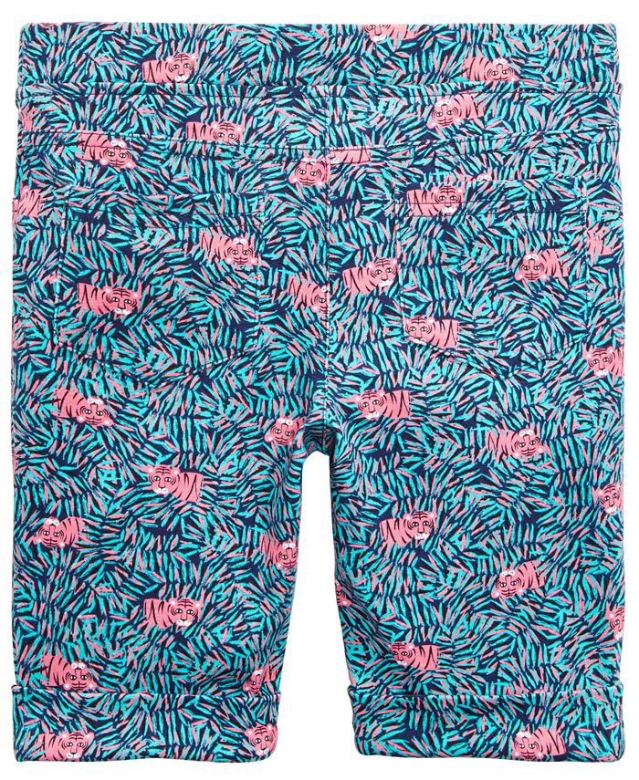 Epic Threads Toddler Girls Tiger-Print Bermuda Shorts, Created for Macy ...