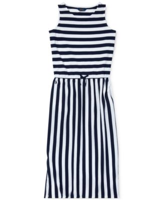 ralph lauren striped maxi dress