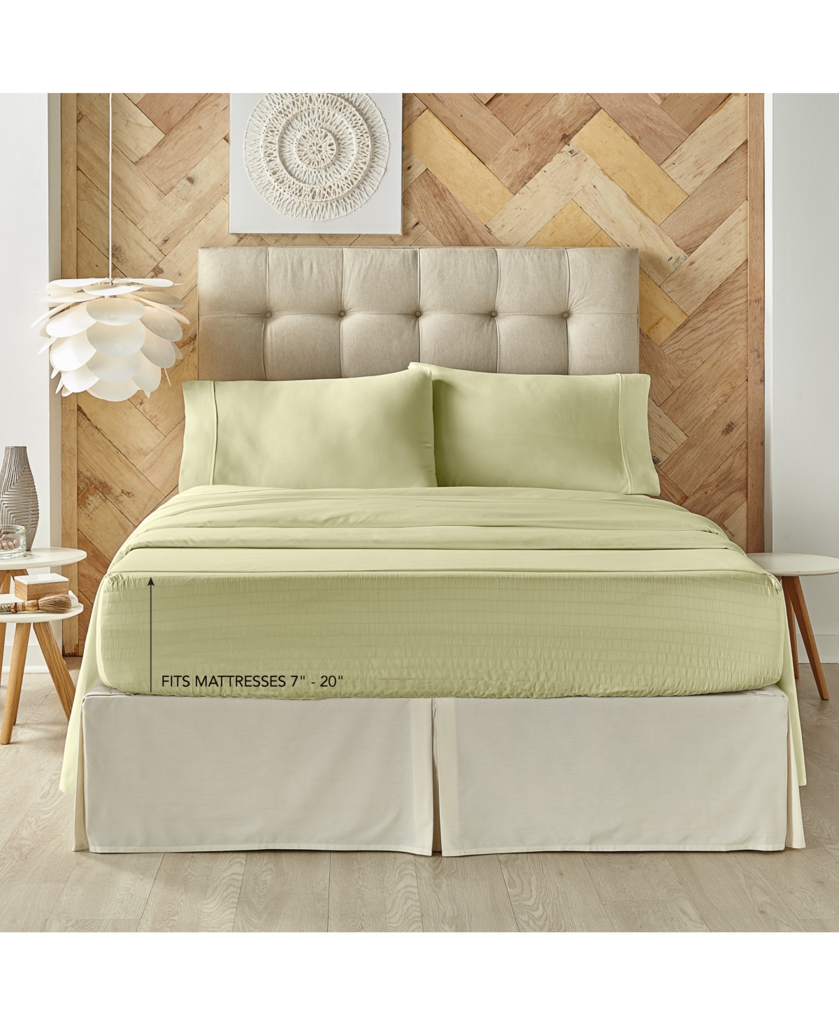 J Queen New York Royal Fit Microfiber Sheet Set, Full