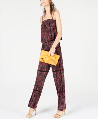 macy's yellow jumpsuit