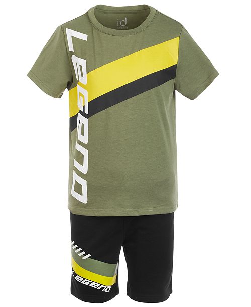 Little Boys 2 Pc Legend T Shirt Shorts Set Created For Macy S