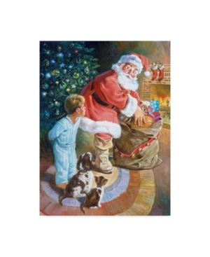 Trademark Global Hal Frenck 'no Way Santa' Canvas Art In Multi