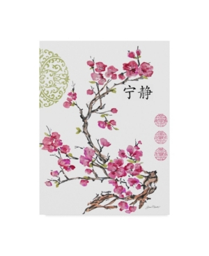 Trademark Global Jean Plout 'cherry Blossom Serenity' Canvas Art In Multi