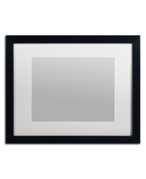 Trademark Global Trademark Fine Art Heavy Duty Black Frame With White Mat In Multi