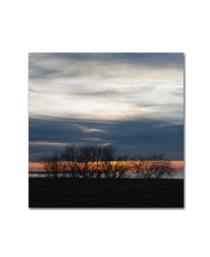 Trademark Global Kurt Shaffer 'april Sunset' Canvas Art In Multi