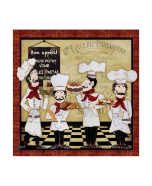 Trademark Global Jean Plout 'french Chefs' Canvas Art In Multi
