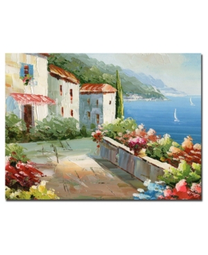 Trademark Global Rio 'mediterranean View' Canvas Art In Multi
