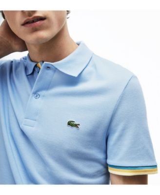 macy's lacoste slim fit polo