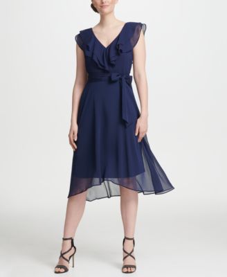 dkny chiffon dress