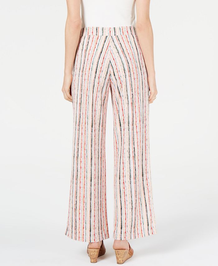 striped pull on pants