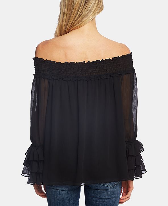 CeCe Ruffled BellSleeve OffTheShoulder Top & Reviews Tops Women