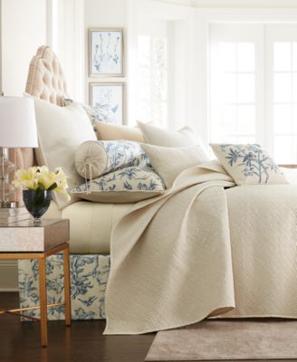 Hotel Collection - Classic Botanical Toile King Coverlet