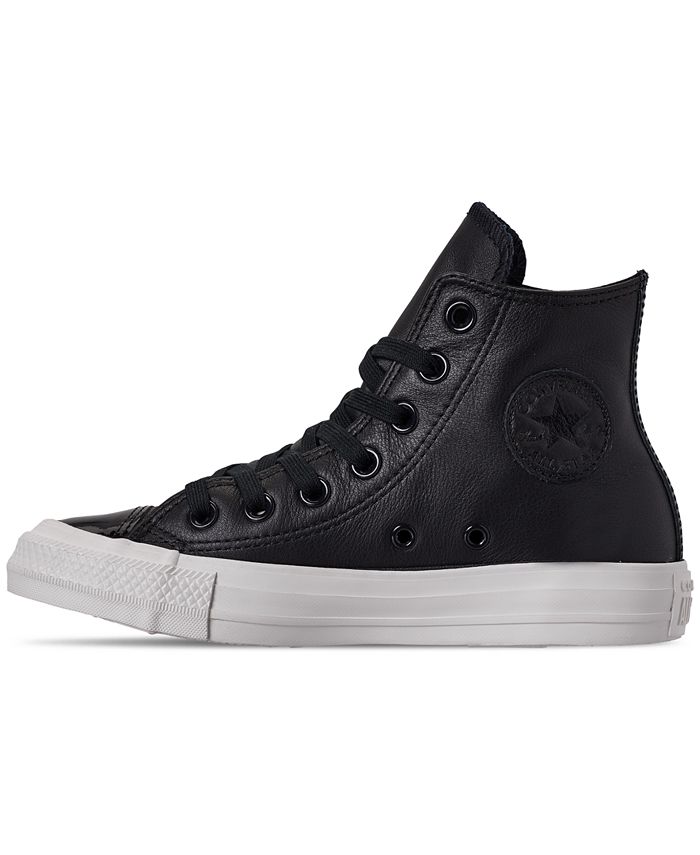 Converse Women's Chuck Taylor All Star Leather High Top Casual Sneakers ...