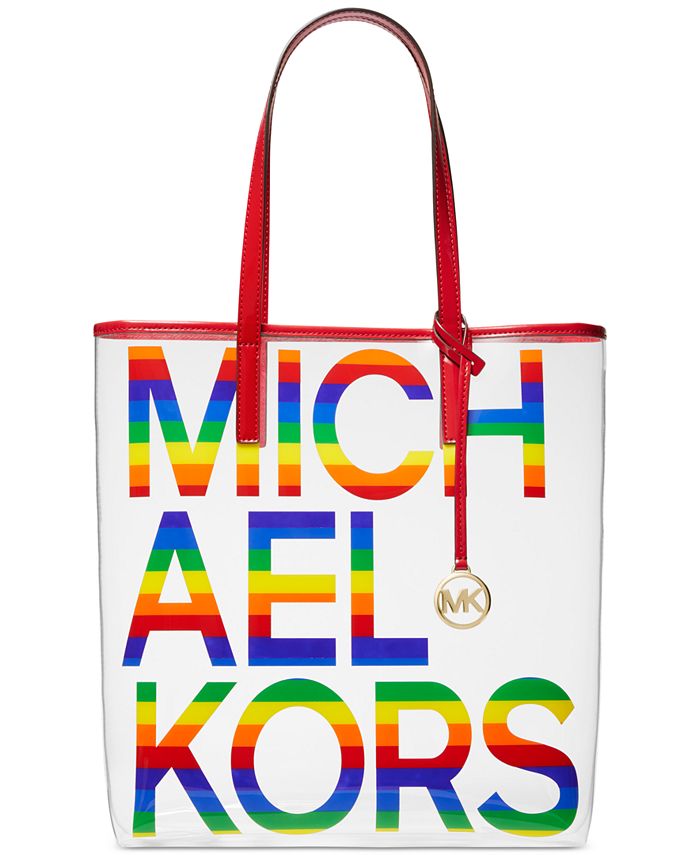 Michael Kors The Michael Bag Clear North South Tote & Reviews - Handbags &  Accessories - Macy's