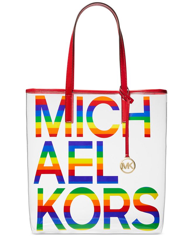 michael kors clear beach bag