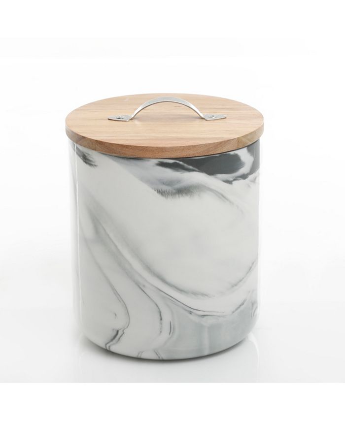 Gibson Laurie Gates Marble Look Medium Canister Macy's