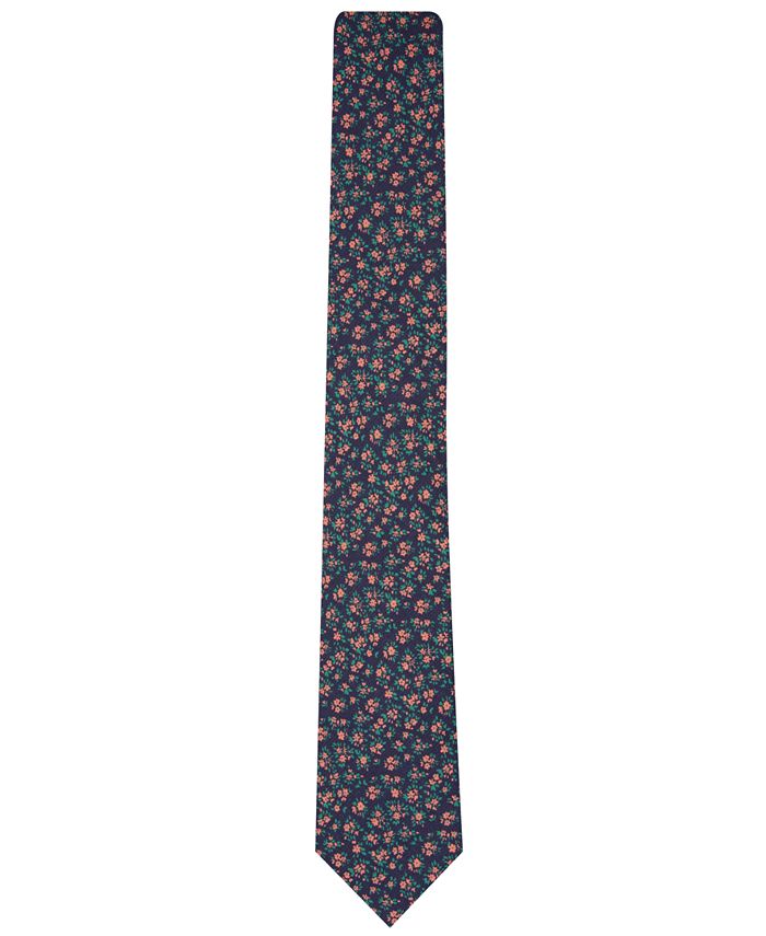 Bar III Men's Johnson Skinny Floral Tie, Created for Macy's - Macy's