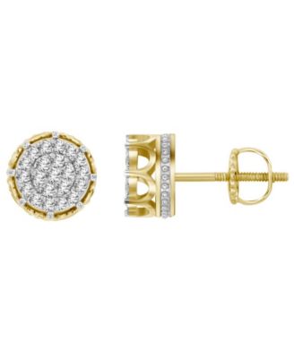 macys mens stud earrings