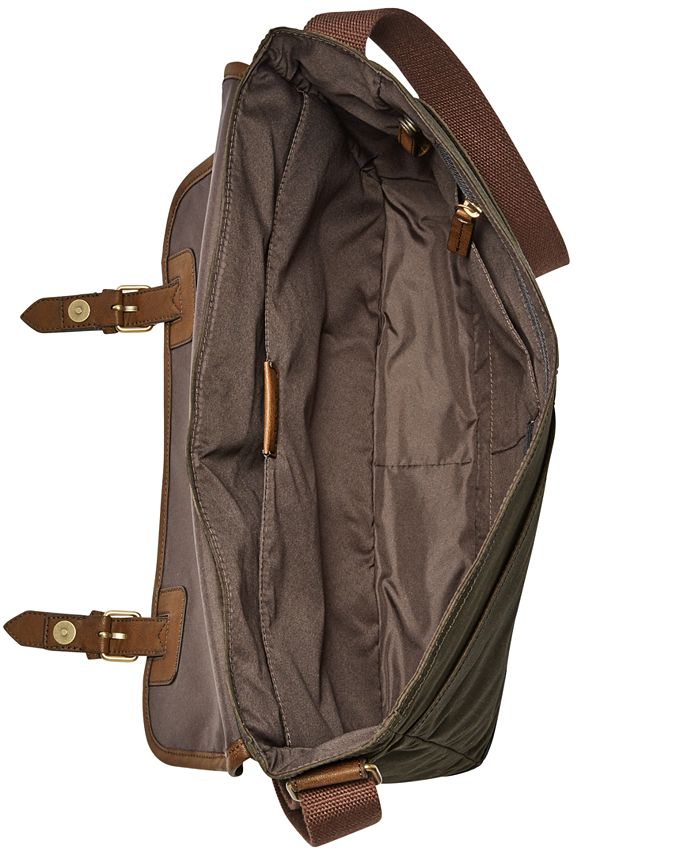 Fossil Men's Buckner Canvas Messenger Bag Macy's