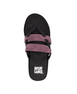 muk luks finley flip flops
