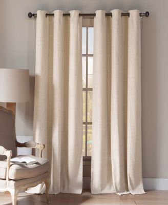 Home Maison Keighley 54" X 112" Linen Look Curtain Set - Macy's