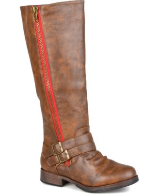 women's riding boots extra wide calf