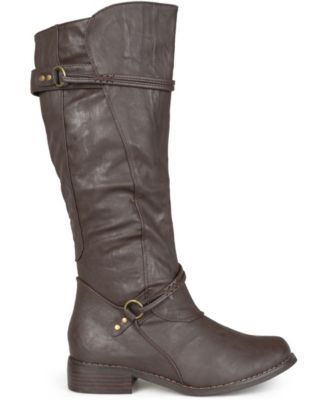Women's Harley Extra Wide Calf Rouched Knee High Boots