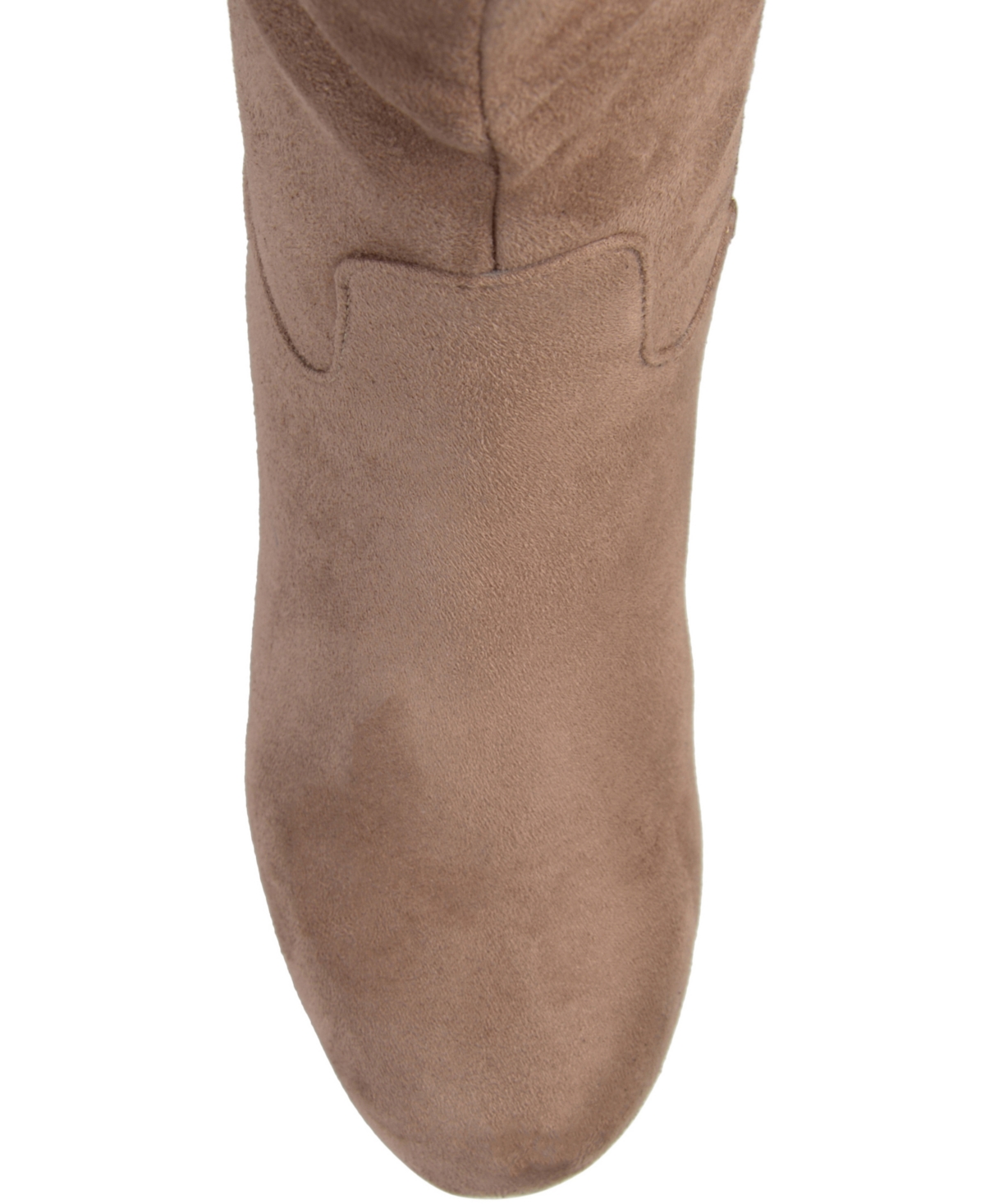 Journee Collection Women's Haze Rouched Knee High Wedge Boots