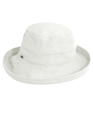 Scala Medium Brim Cotton Bucket Hat