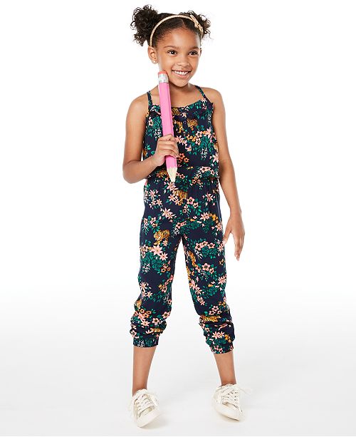 Epic Threads Toddler Girls Tiger Print Jumpsuit Created For Macy S