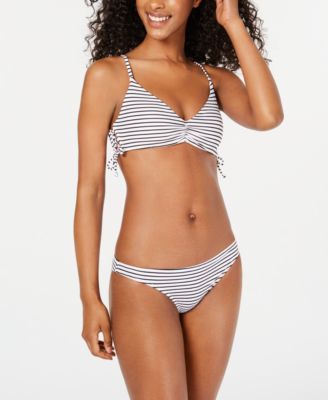 roxy striped bikini