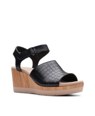 Clarks Collection Women's Cammy Glory Wedge Sandals - Macy's
