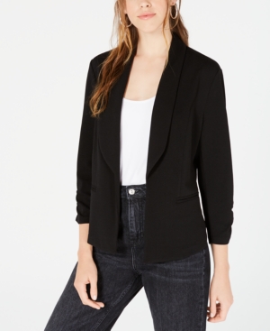 Bar Iii Ruched-Sleeve Blazer Created for Macy's