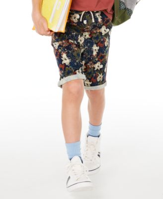 Epic Threads - Big Boys Stretch Floral Twill Shorts
