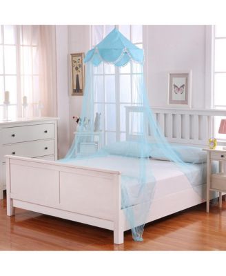 Hoop Sheer Mosquito Net Bed Canopy 